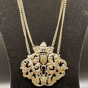 Rare Massive Sterling Runway Nettie Rosenstein Pendant/necklace.